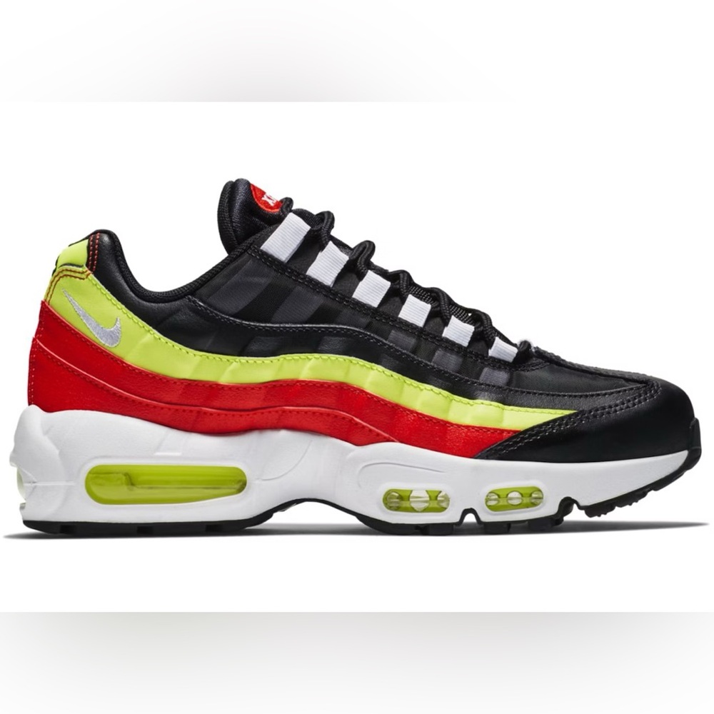 Nike Air Max 95 Black Red Yellow Sneakers